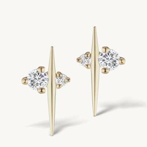 Sophie Ratner Diamond Thread Studs